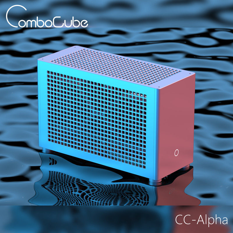 علبة كمبيوتر مكتبي محمولة صغير - مراجعة Sff Mini Itx Cnc Aluminum Chassis وسعره